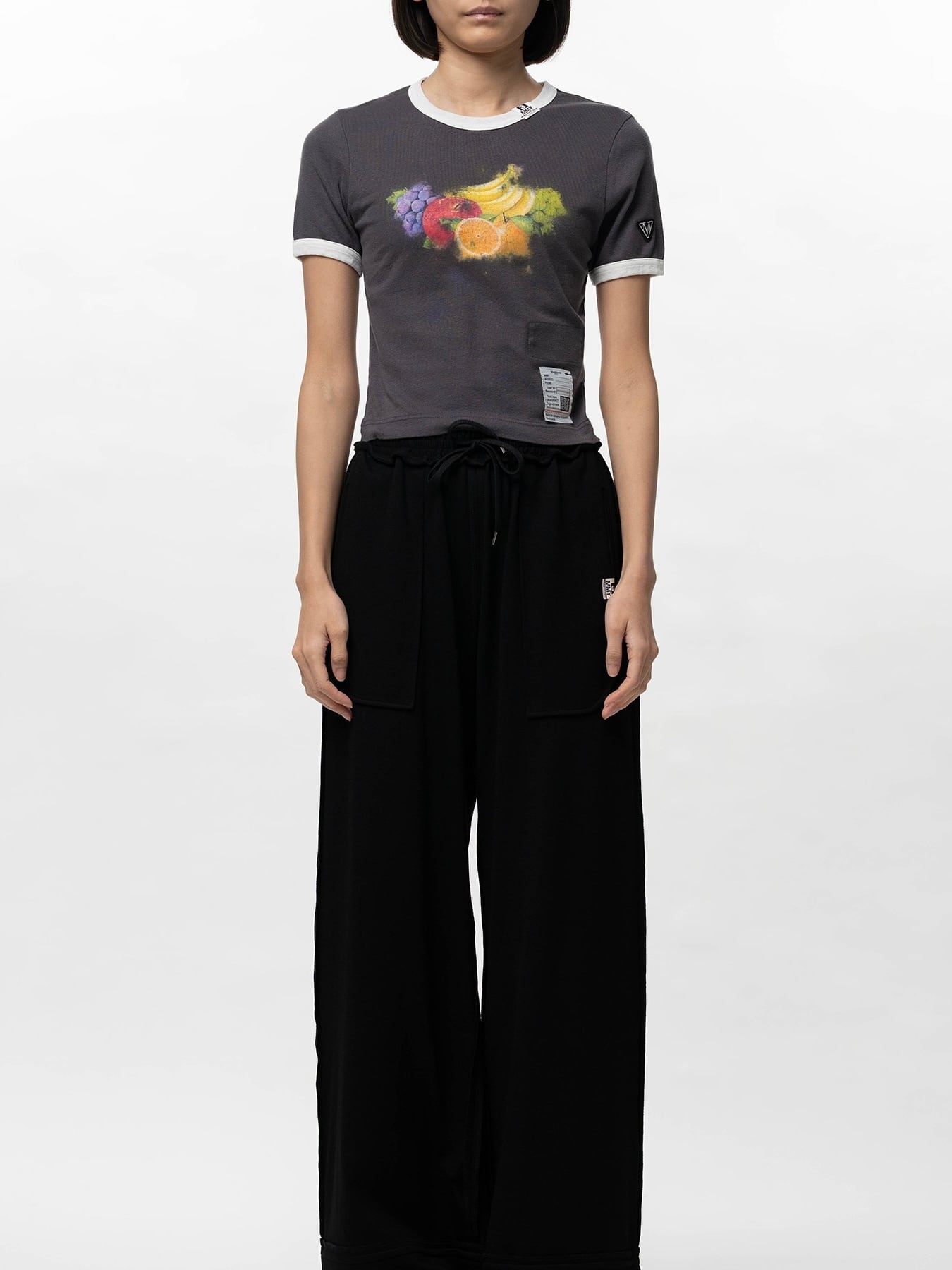 Maison Mihara Yasuhiro ミハラヤスヒロ Tシャツ 26SS】Maison MIHARA YASUHIRO ミハラヤスヒロ / Fruit Printed Ringer