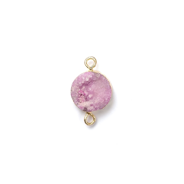 CIRCLE DRUSY STONE 02