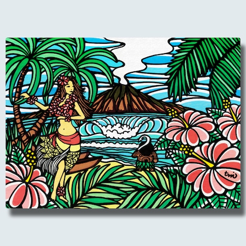 Art Panel F4（Volcano Hula）