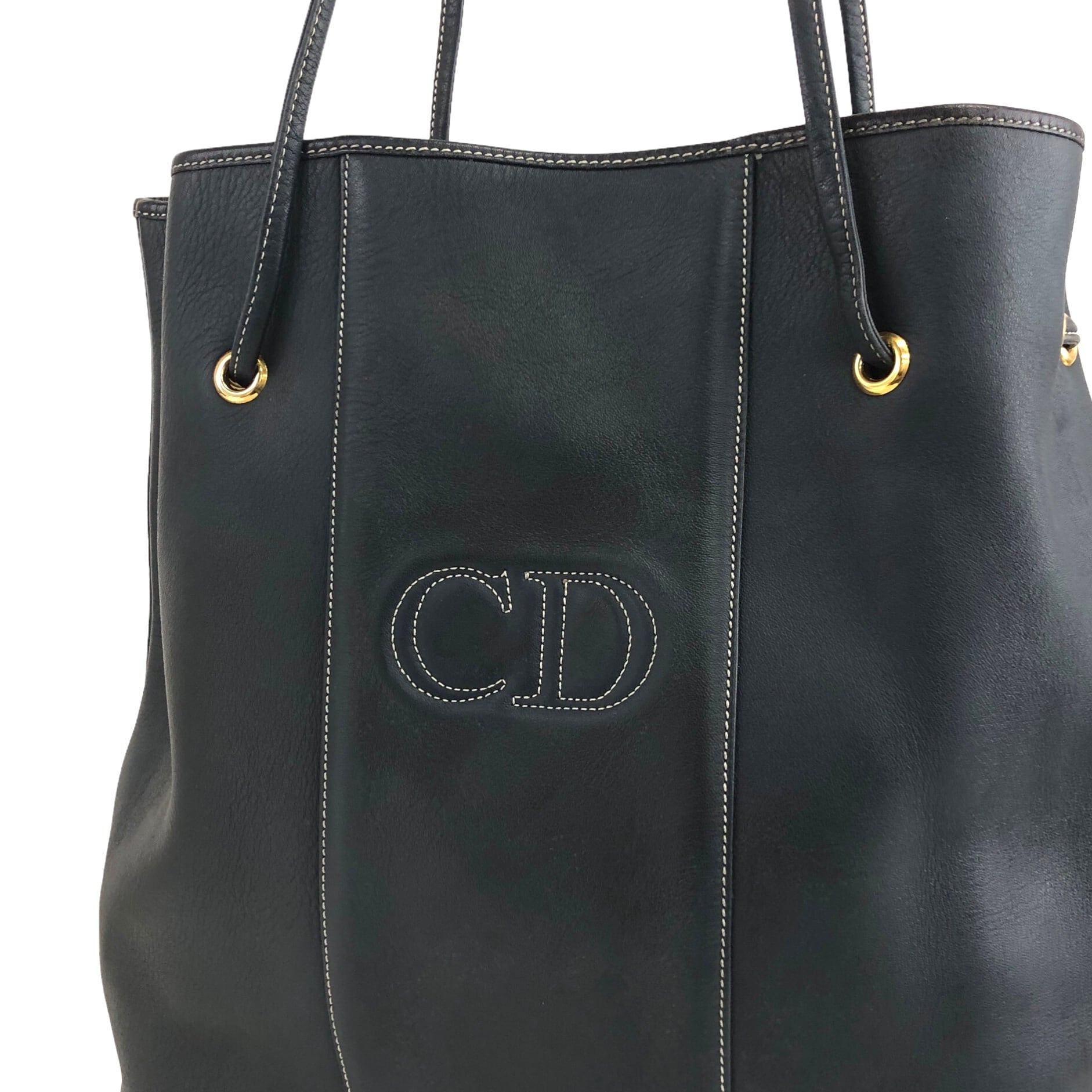 Christian Dior クリスチャン ディオール ショルダーバッグ ネイビー