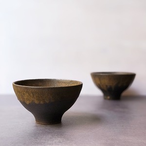 やちむん FUCLAY ボウル お茶碗 FUCLAY black 沖縄県今帰仁の窯 やちむん スープボール  【fuc-bowl-6】