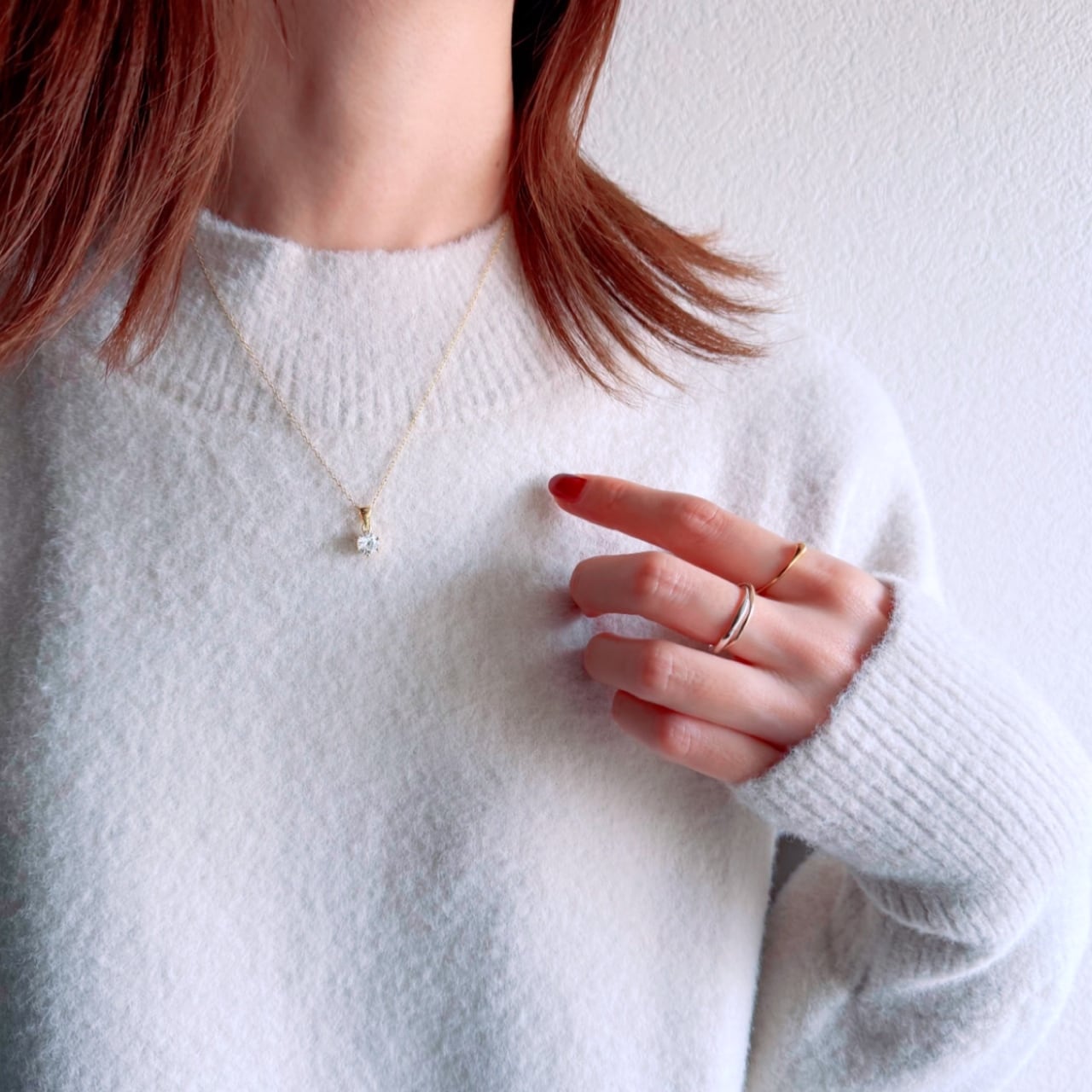 SV925 Zirconia Cubic Necklace | Akto
