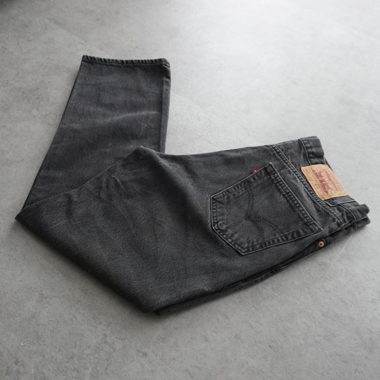 00s Levi's 505 black denim pants [W34.5L29.5相当] 古着 - 1