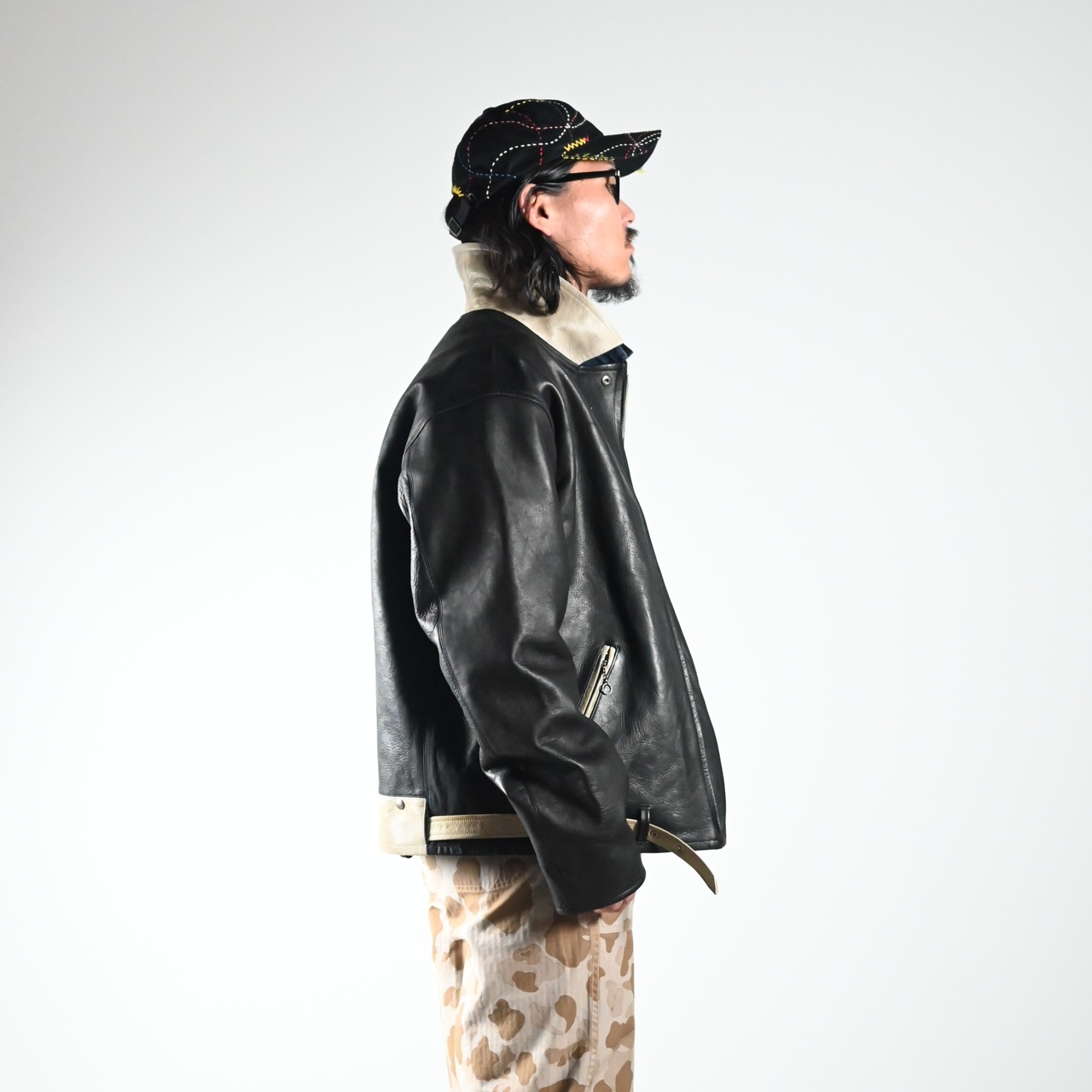 BOWWOW(バウワウ)DUCK HUNTER CAMO FIELD PANTS (裏側)コーディネート