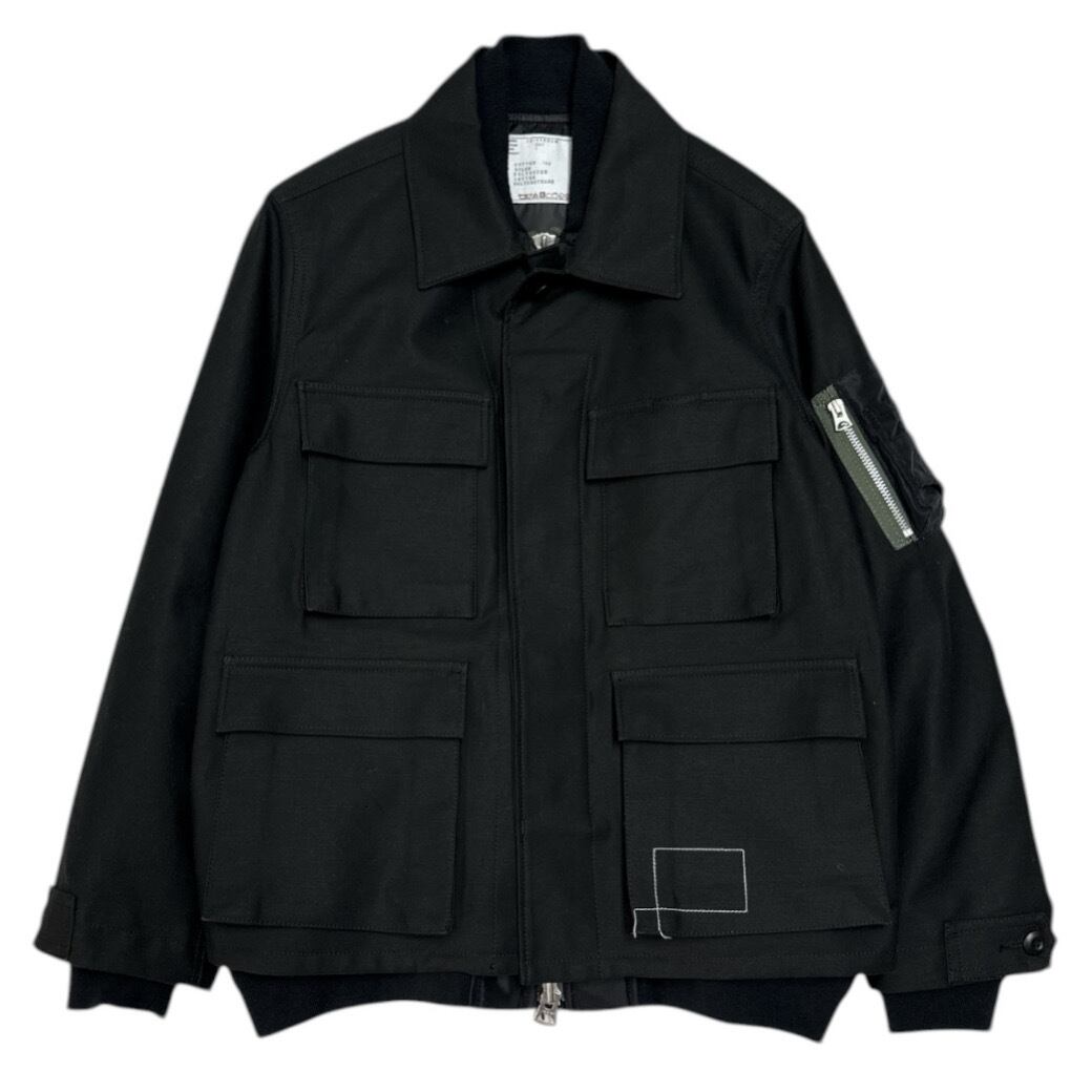sacai 25SS x WTAPS Cotton Back Satin Jacket | A WORD.ONLINE SHOP