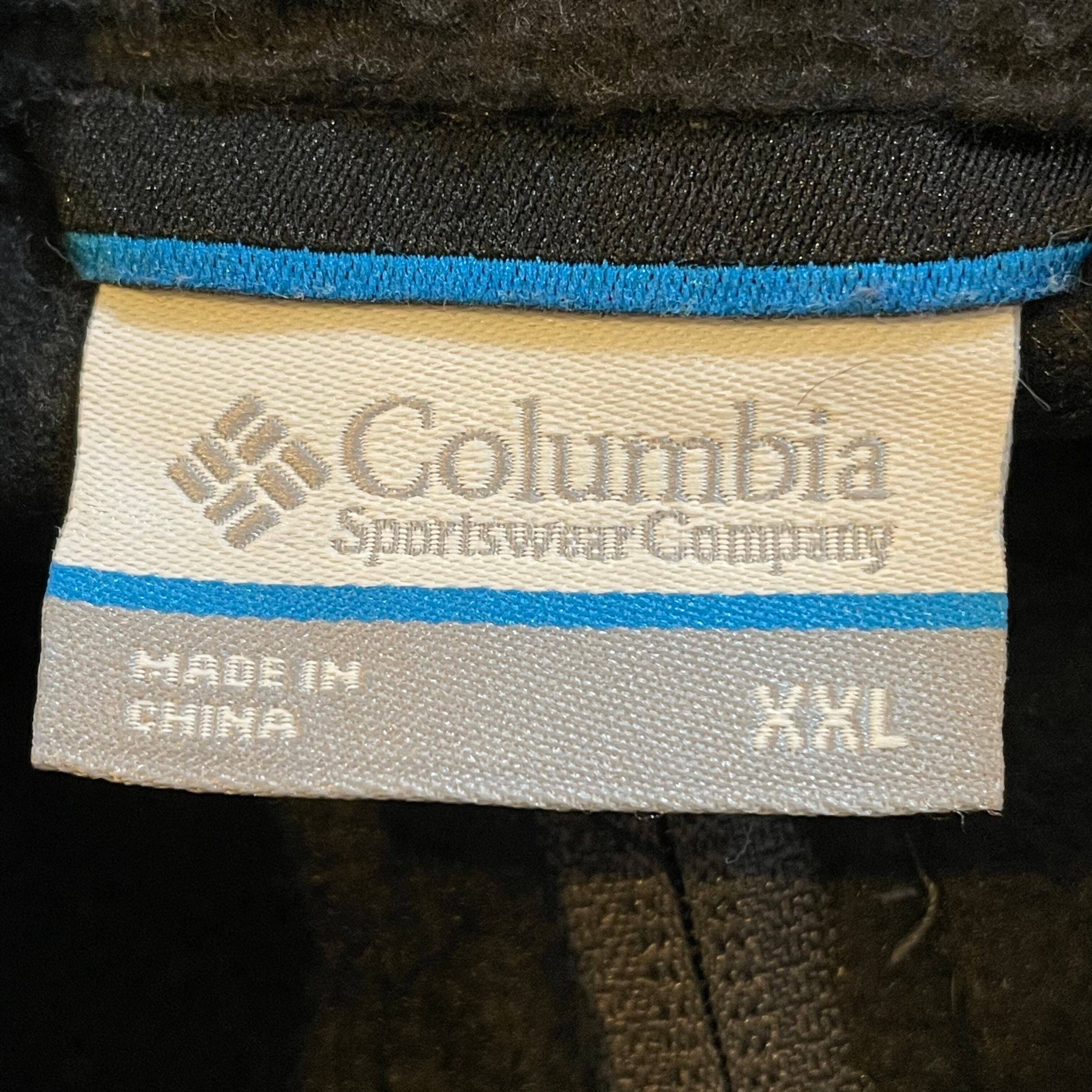 Columbia】フリースジャケット ワンポイントロゴ 刺繍ロゴ ツートン ...