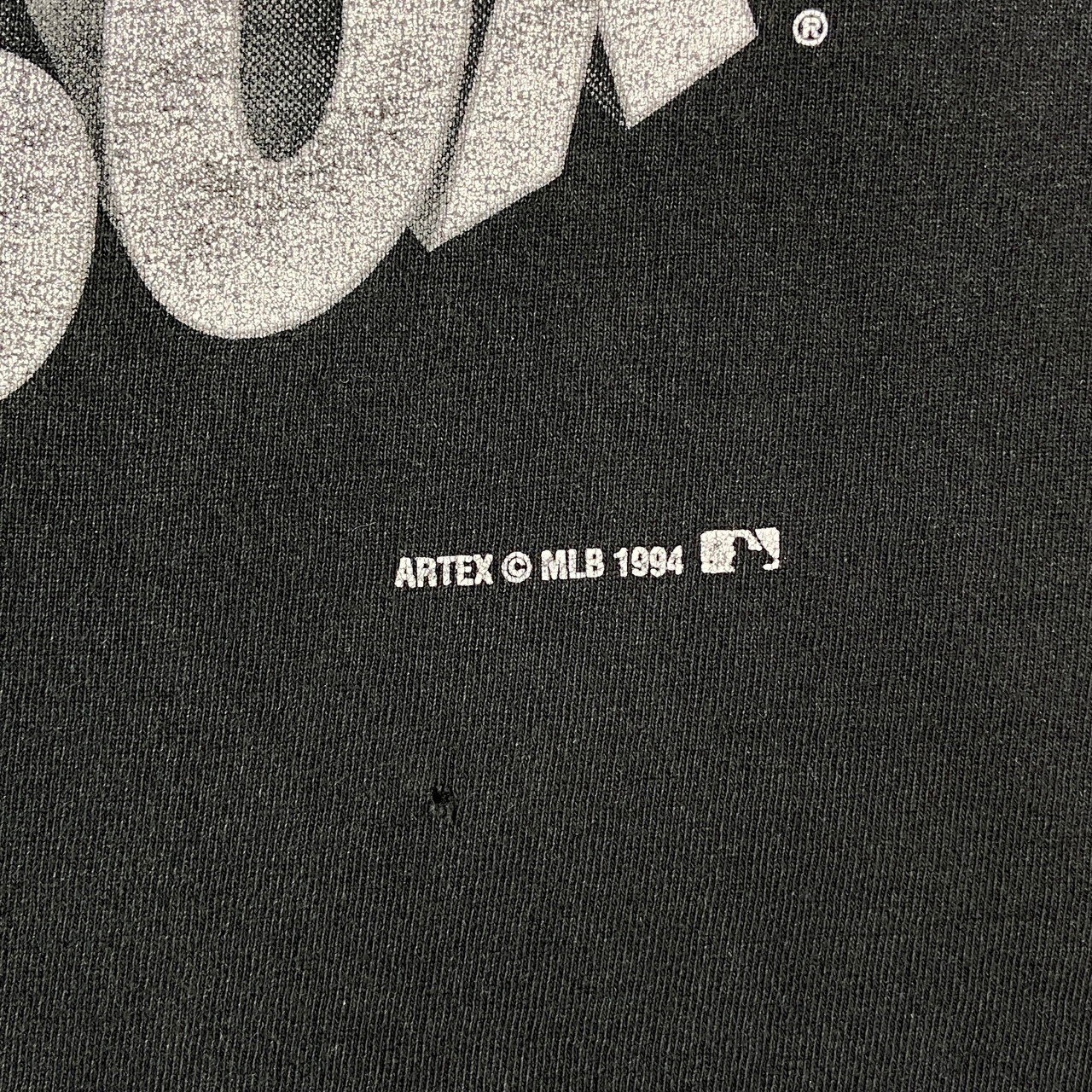 90年代 USA製 MLB CHICAGO WHITE SOX チームロゴ プリントTシャツ 