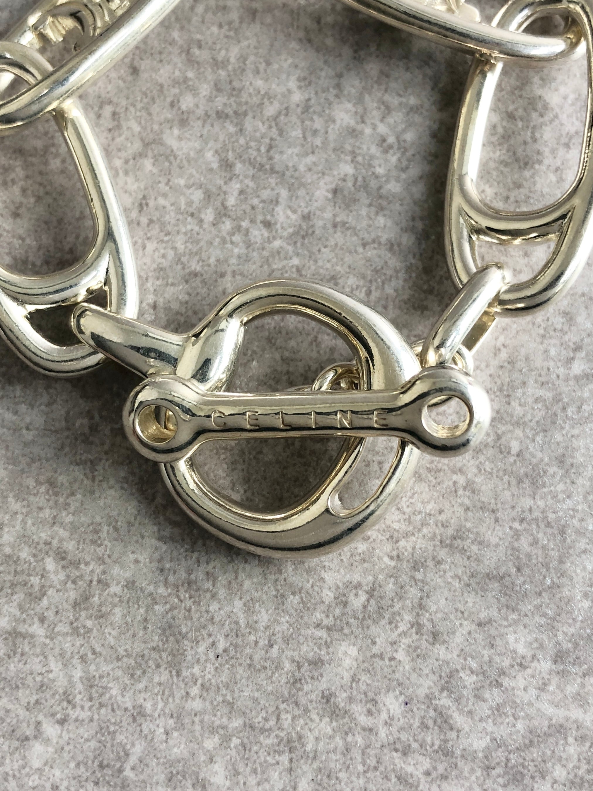 CELINE セリーヌ ブレスレット シルバー トリオンフ SILVER925 vintage