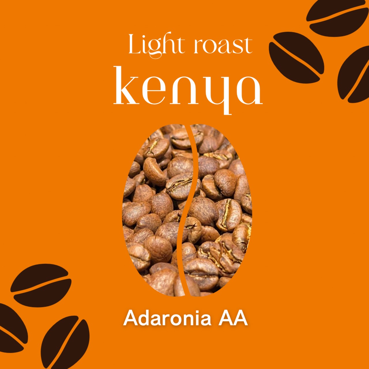【ケニア】Adaronia AA Washed｜Light roast-100g