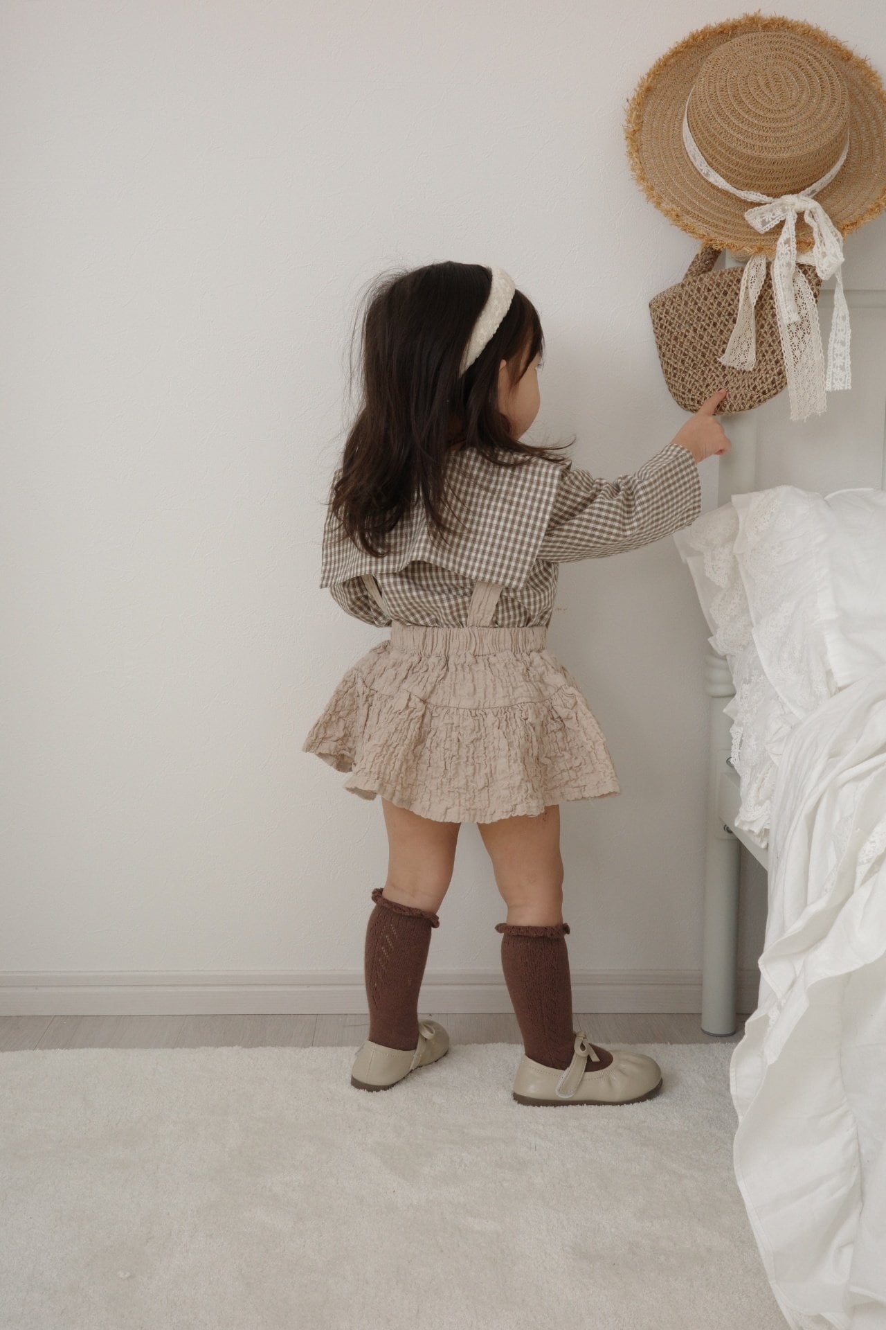 【即納/80size】ダブルカンカンスカート /mimimarket