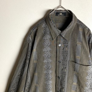 ~"long sleeve shirt" allover pattern~