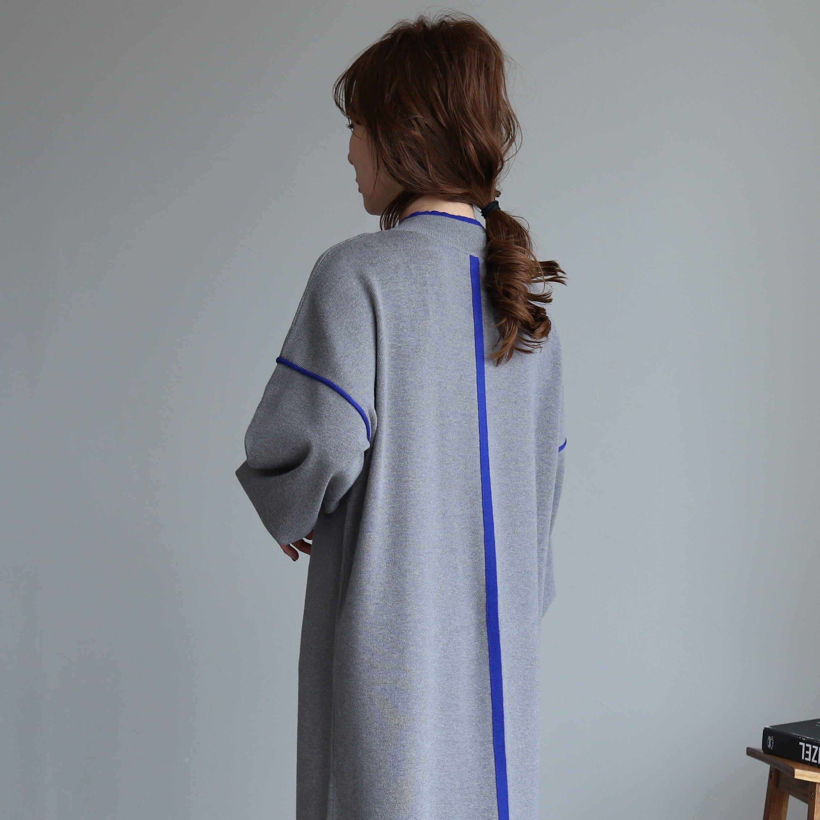 配色ラインニットワンピース【dec-ch-2030】宅配便送料無料/宅配便発送