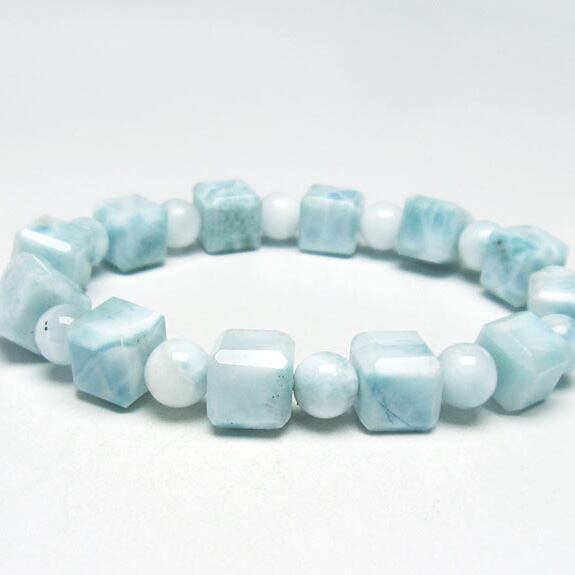 ラリマー ブレスレット 7mm 一点物 111-34403