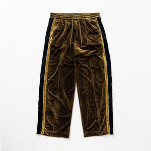 Velours track pants（BROWN）