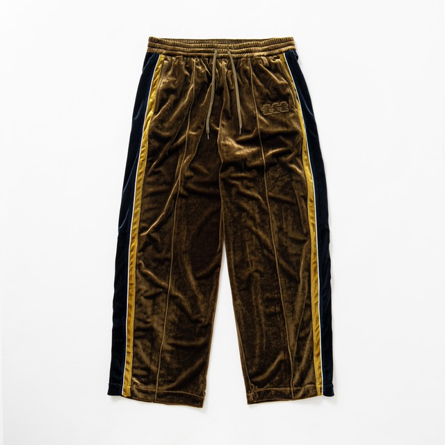 Velours track pants（BROWN）