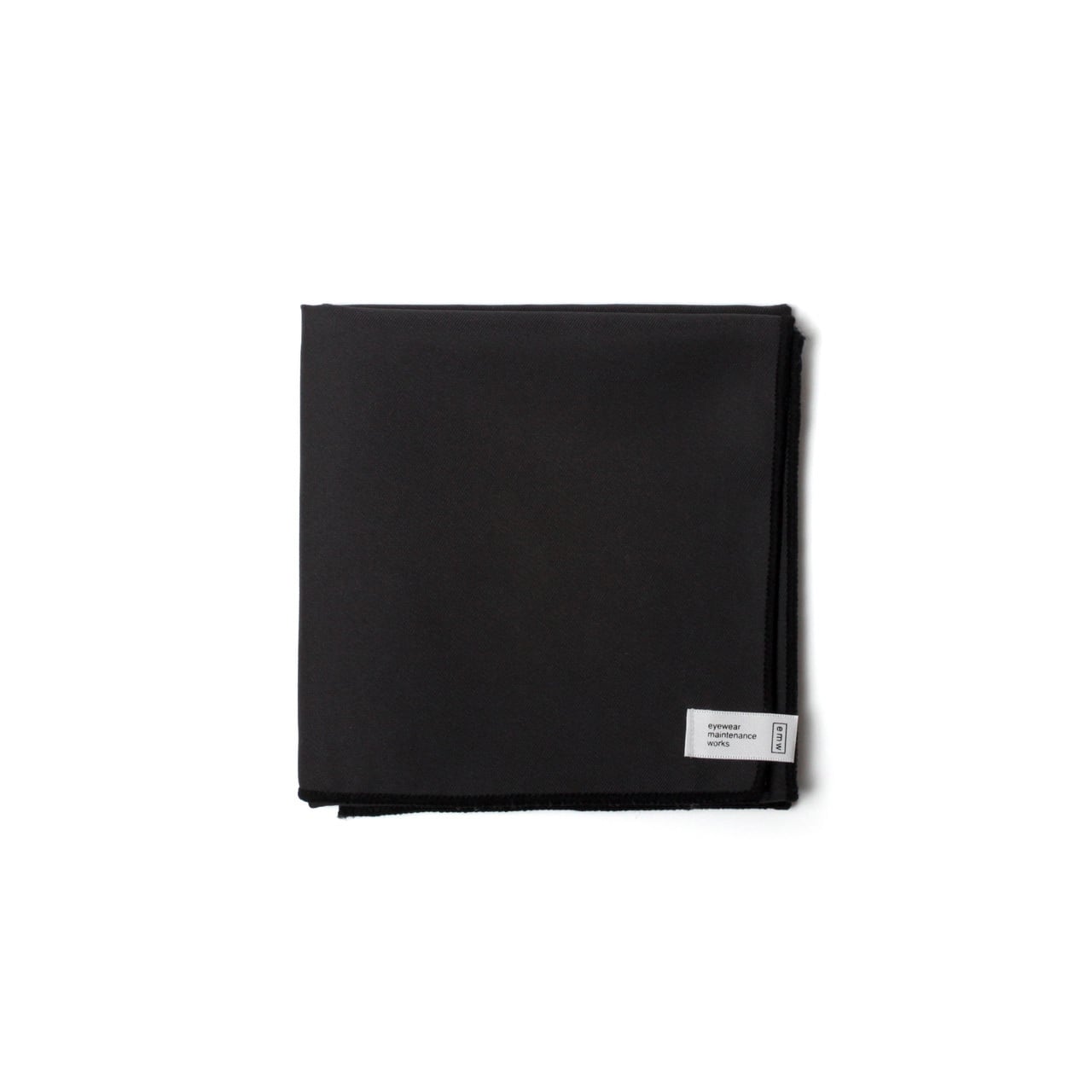 眼鏡クロス】 EYEWEAR CLOTH 40x40cm / BK | 【大切なメガネを長く使う