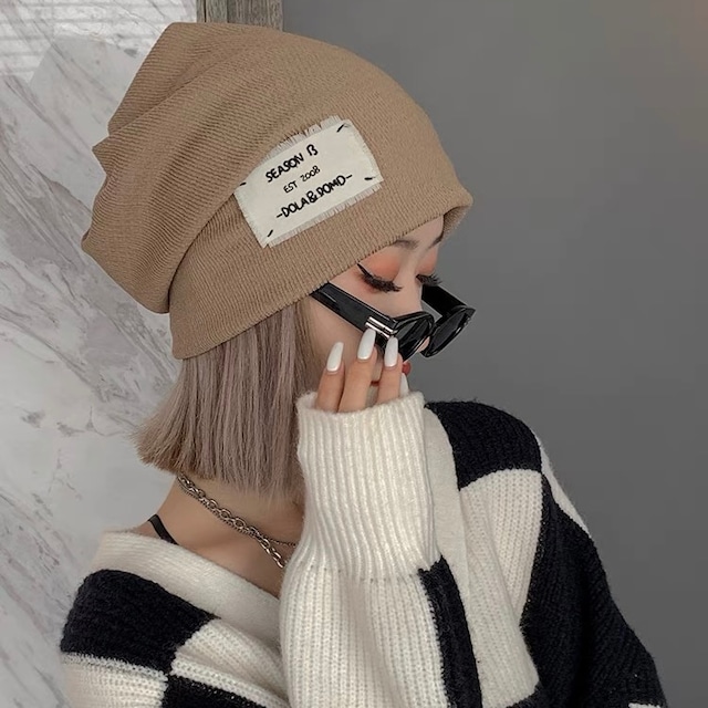 sticker beanie