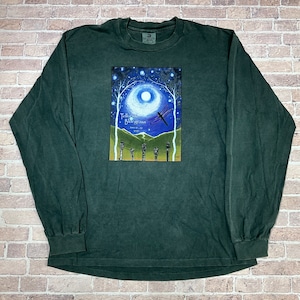 1990's TELLURIDE BLUEGRASS GREEN L/S T-SHIRT