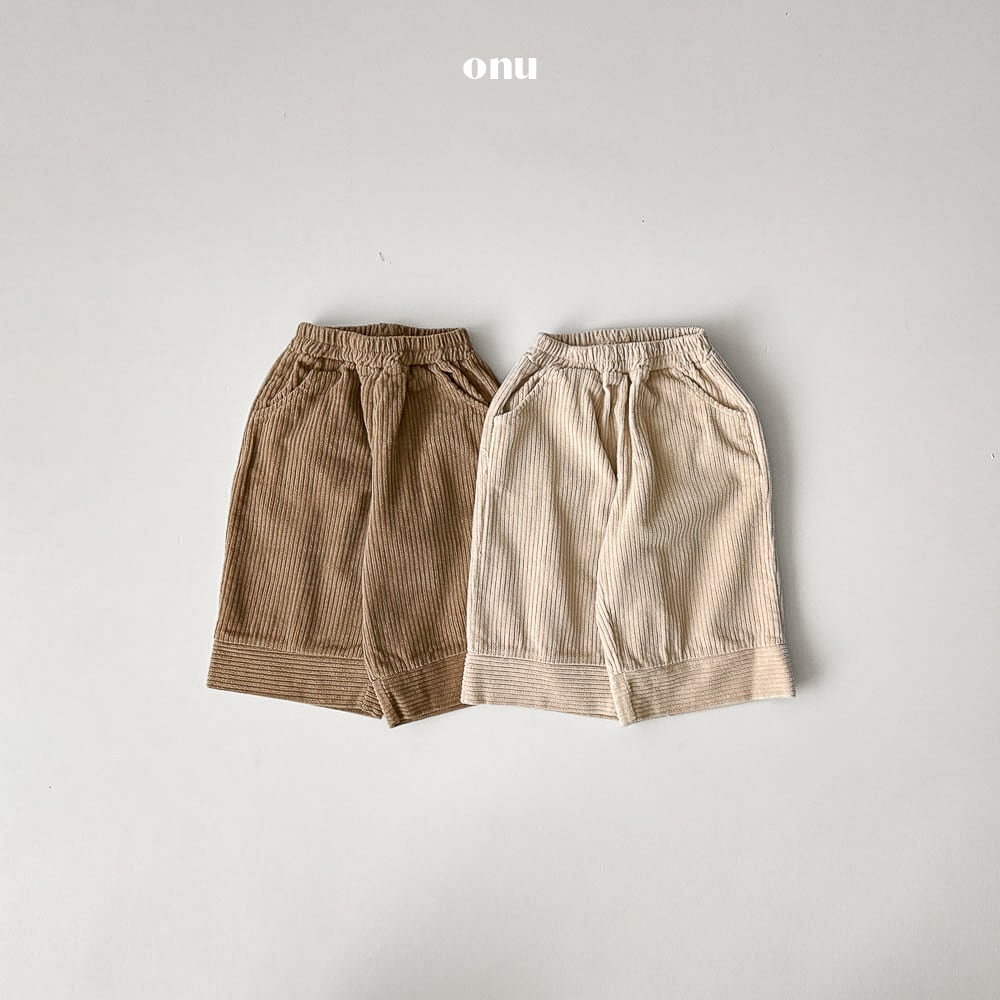 予約⌇ onu / Corduroy line pants