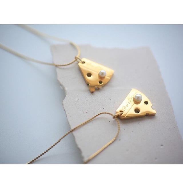 cheese piece necklace　B-22060114