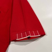 KENZO GOLF ケンゾー ゴルフ 襟裏総柄 半袖 ポロシャツ サイズ 4 /レッド/メンズ/ビンテージ