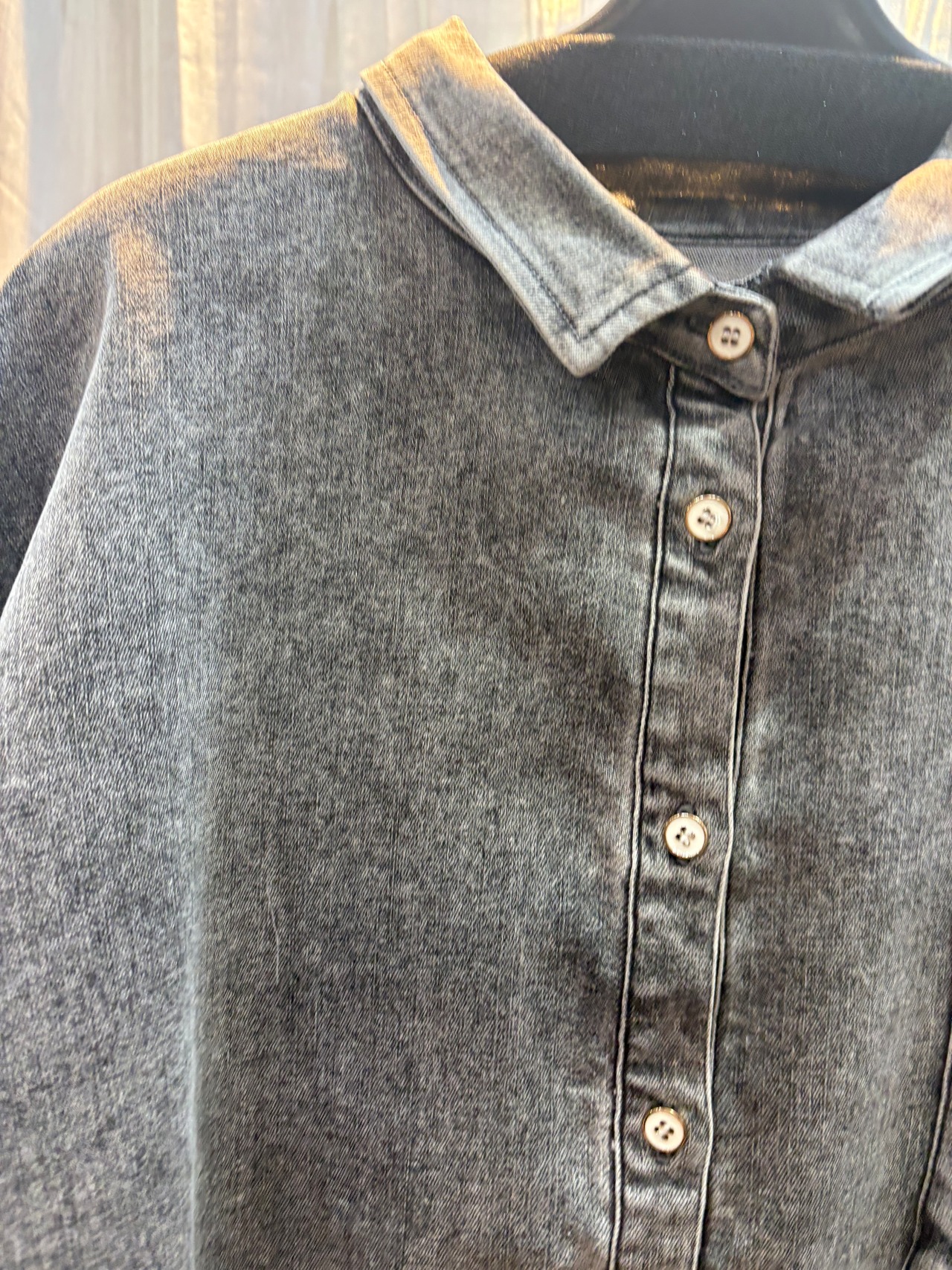 TORNERA バックスリットデニムシャツ　57064