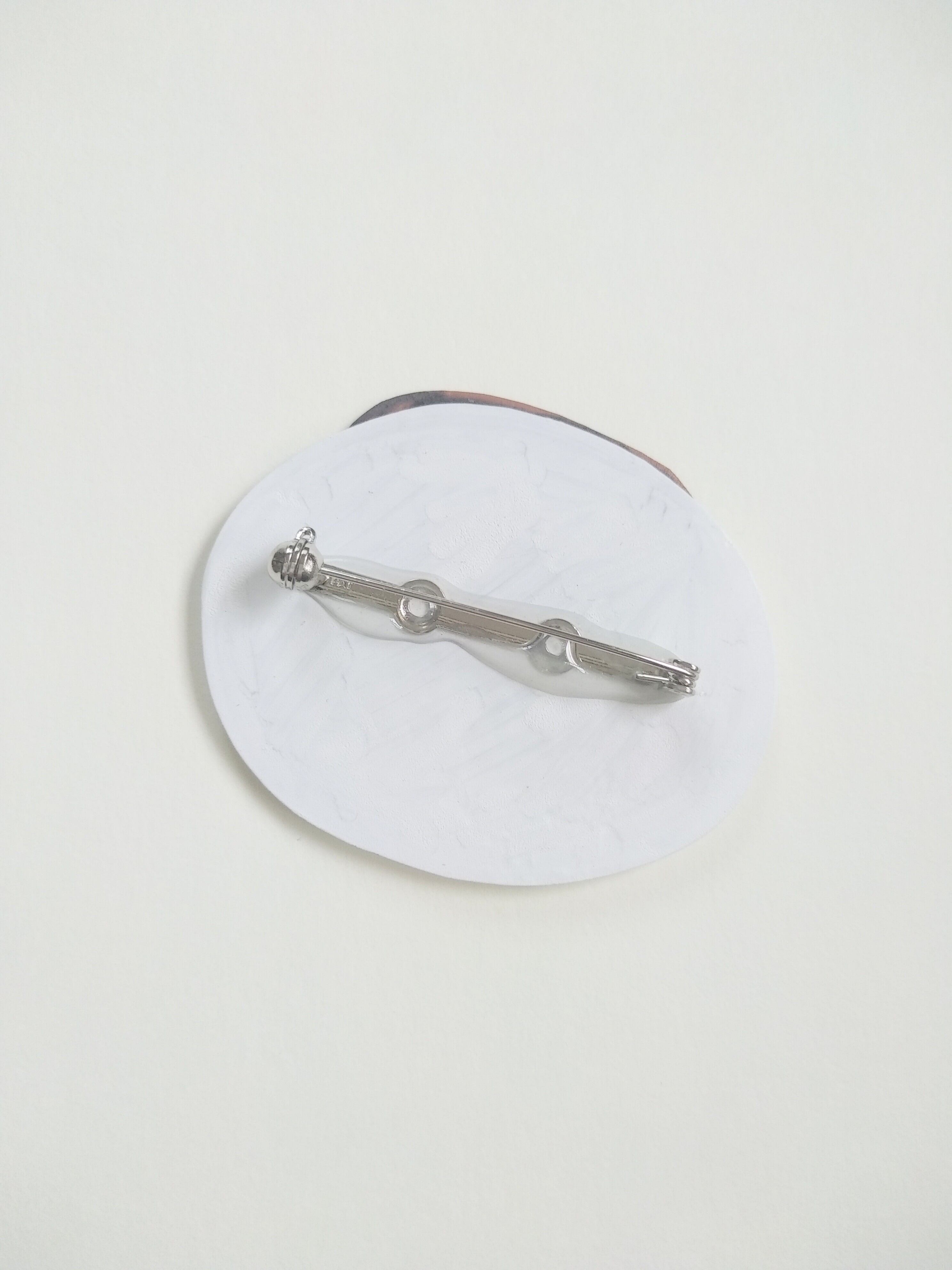 ヘンテコ ブローチ 「純喫茶のバターケーキ」