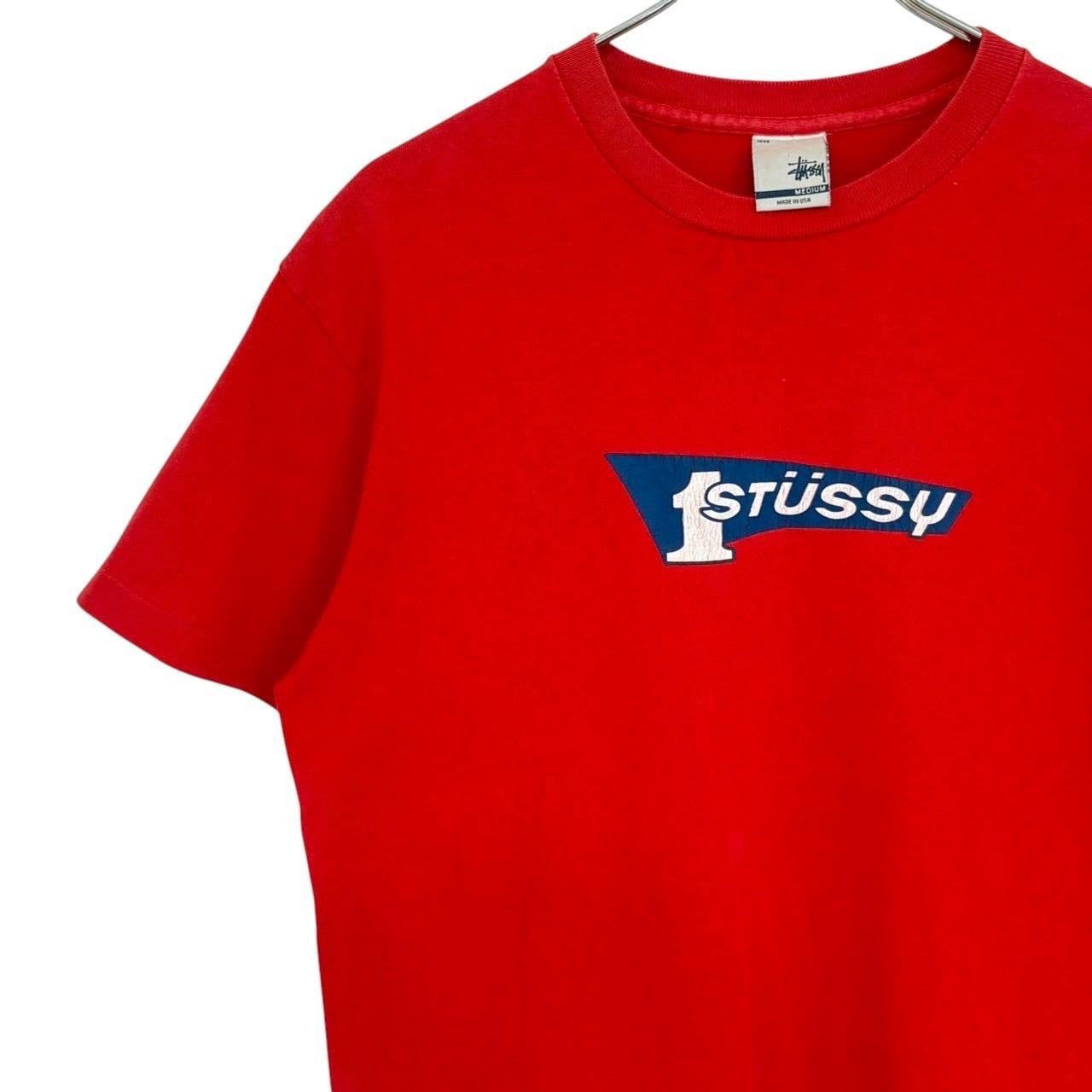 stussy ステューシー Tシャツ M センターロゴ プリント USA製 | 古着屋