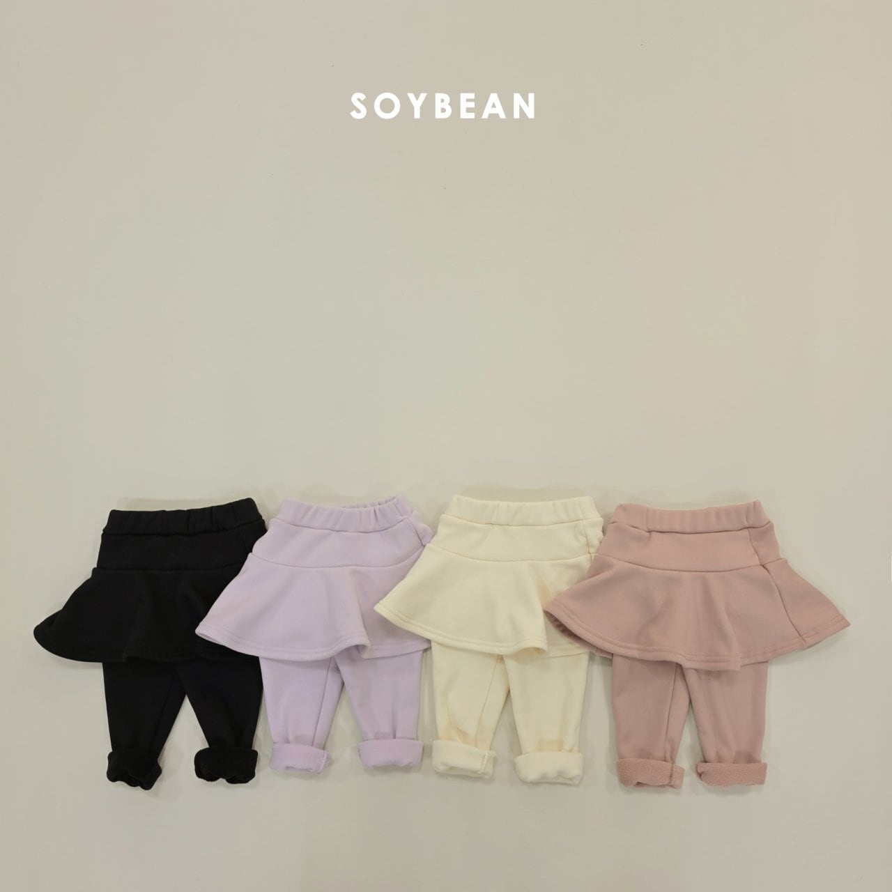 «予約»«ジュニアサイズあり»«soybean» スカートパンツ 4colors