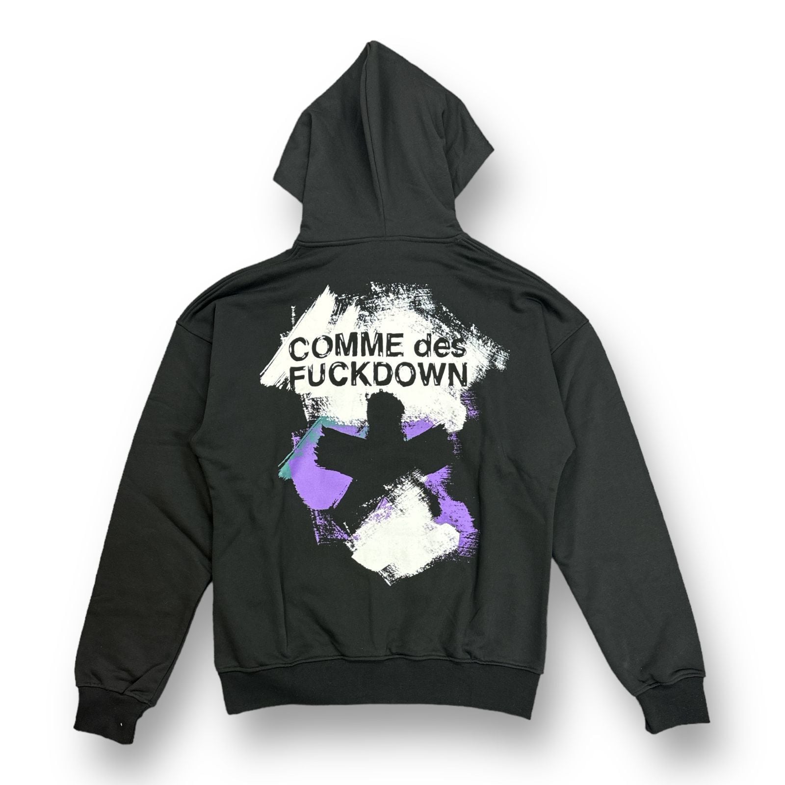 COMME des FUCKDOWN 762324009 HOODIE BLACK（コムデファックダウン