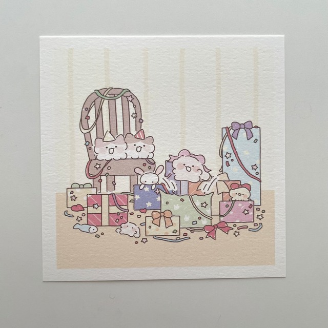 nyung nyung shop 〔sticker set-mini PARTY PARTY- 〕