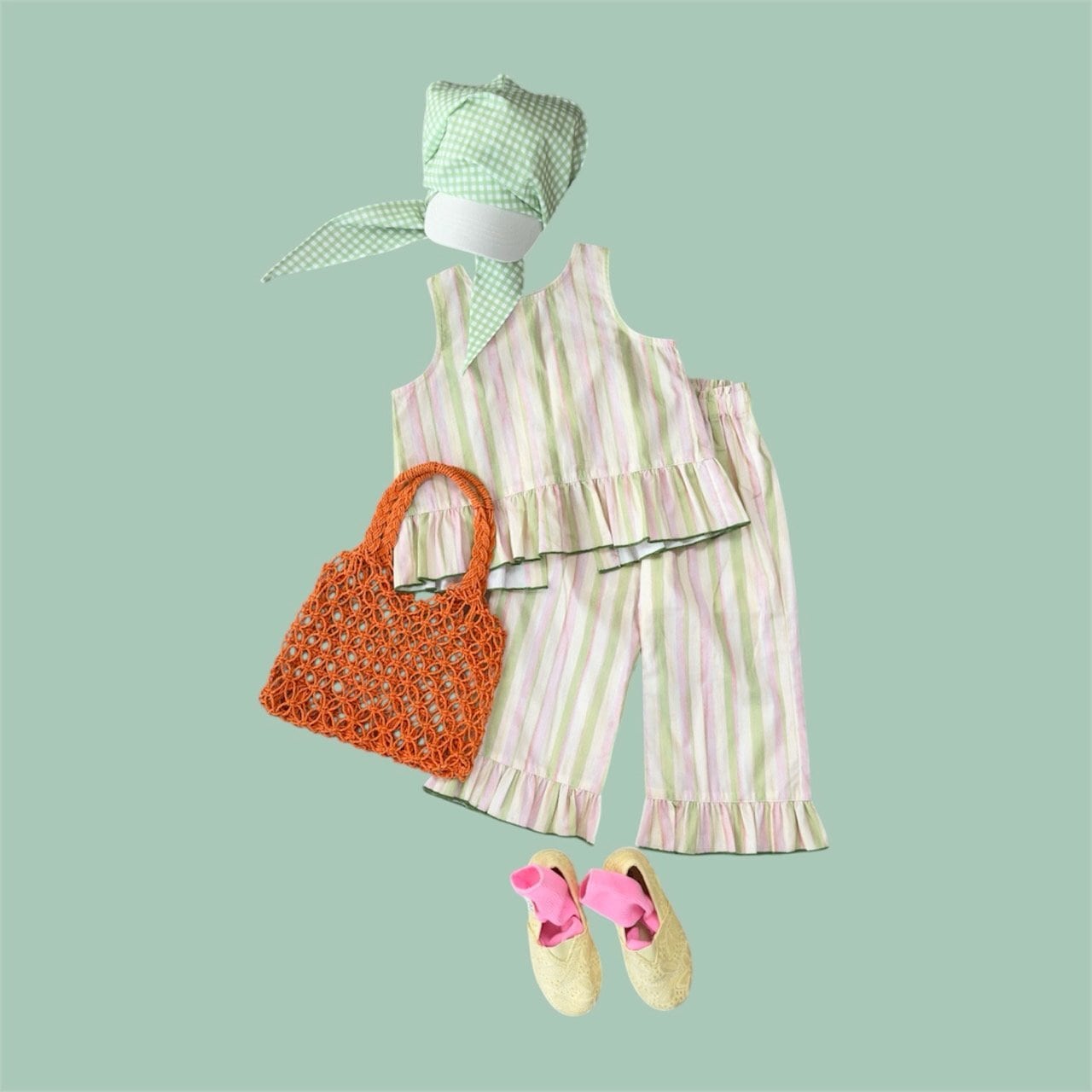 «予約»«mumu&baba»«ジュニアサイズあり» チュチュセットアップ 2colors