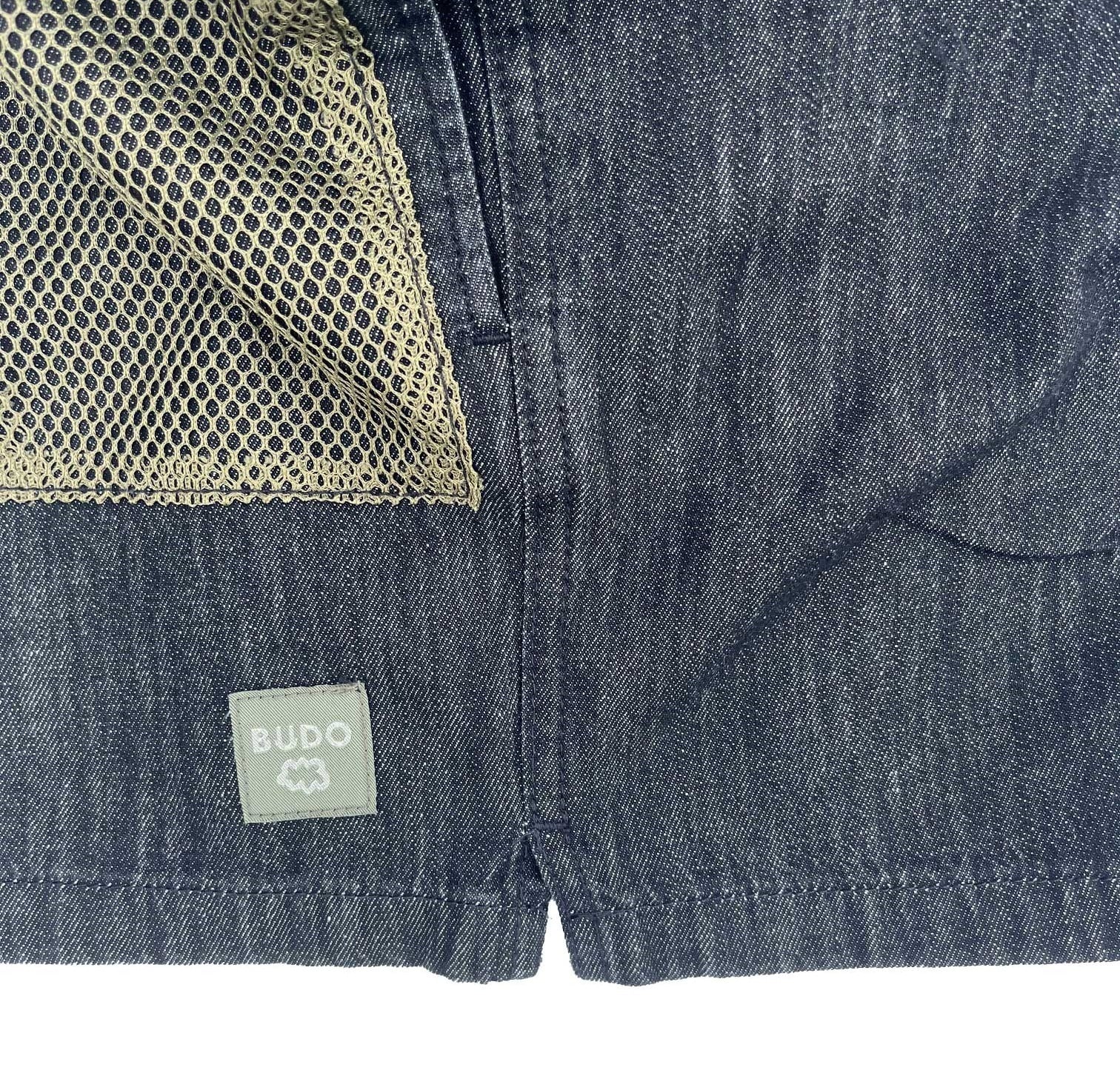 BUDO(ブドー) MINIMUM DENIM SHORTS washed black | play field mountain