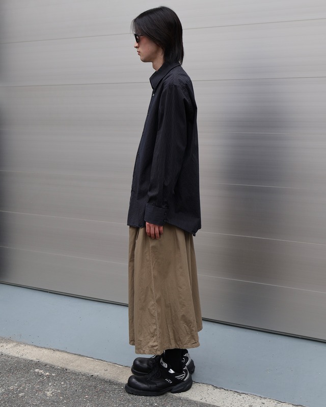 【BOSS】cotton stripe shirt