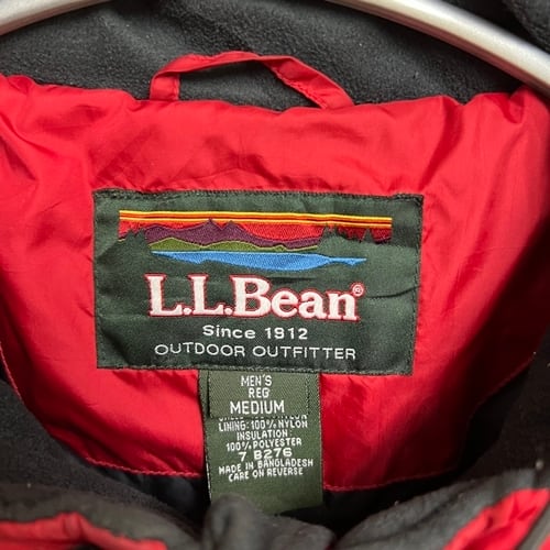 LL BEAN エルエルビーン 80's 山タグ 中綿ジャケット レッド sizeM 【中目黒b04】 | ブランド古着Brooch powered  by BASE