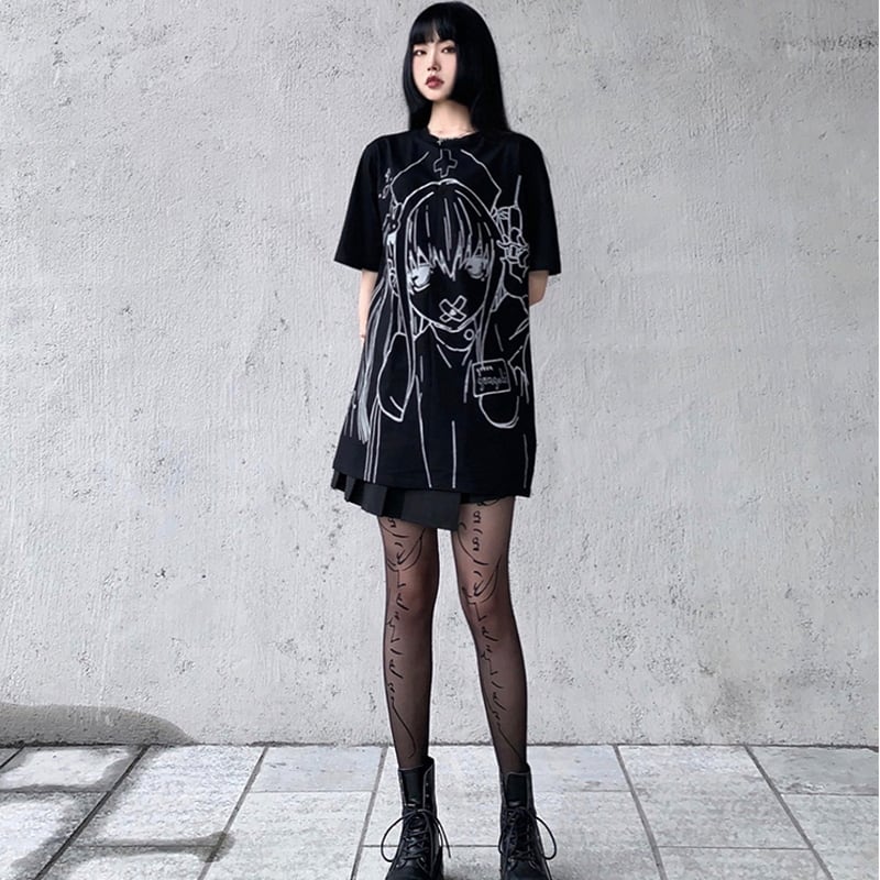 【プリント Tシャツ】新品 フランス ギャル キレカジ ストリート ファッション
