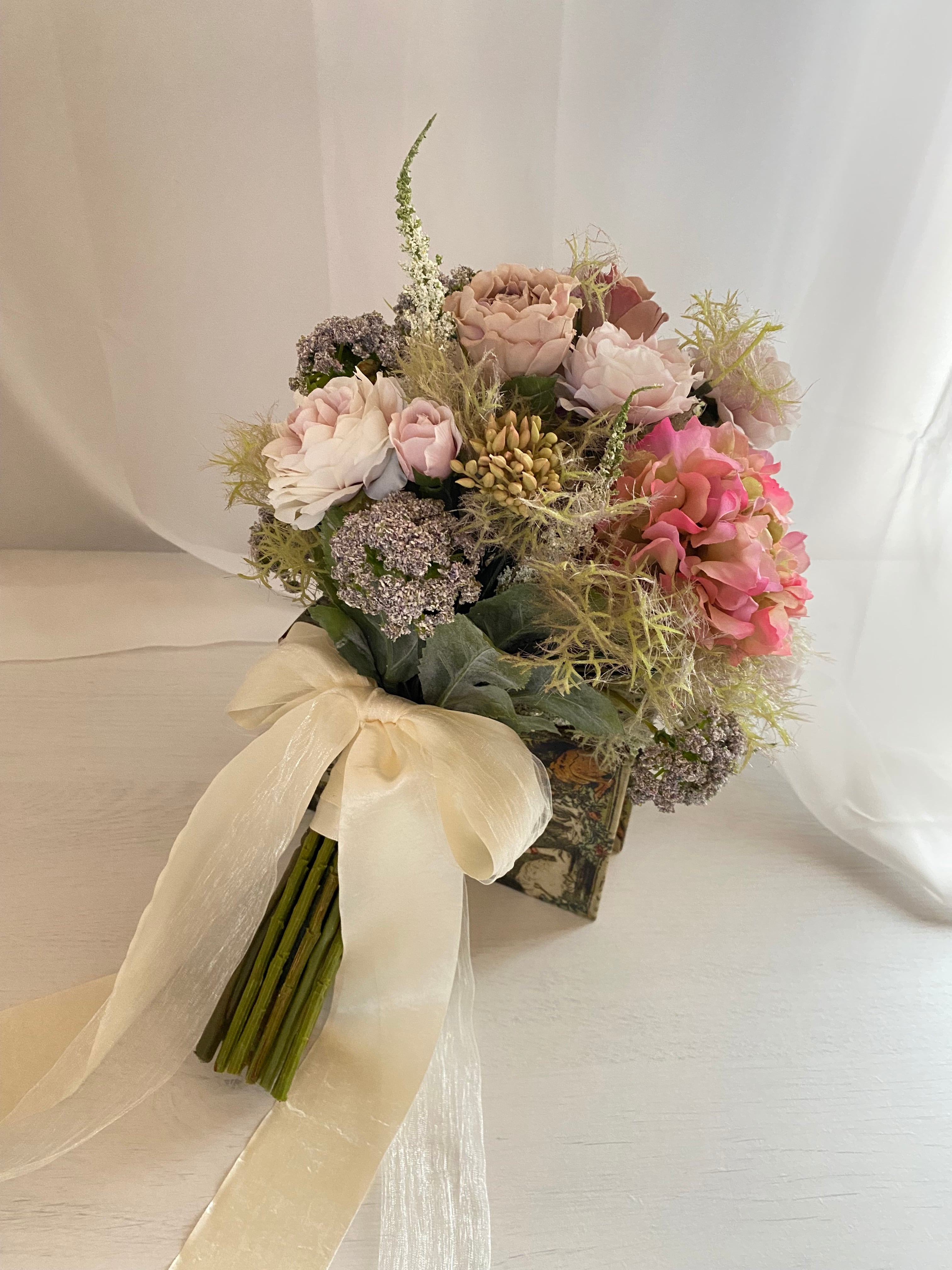 スモーキーツリーのブラウンブーケスワッグno.342 スモークツリーの