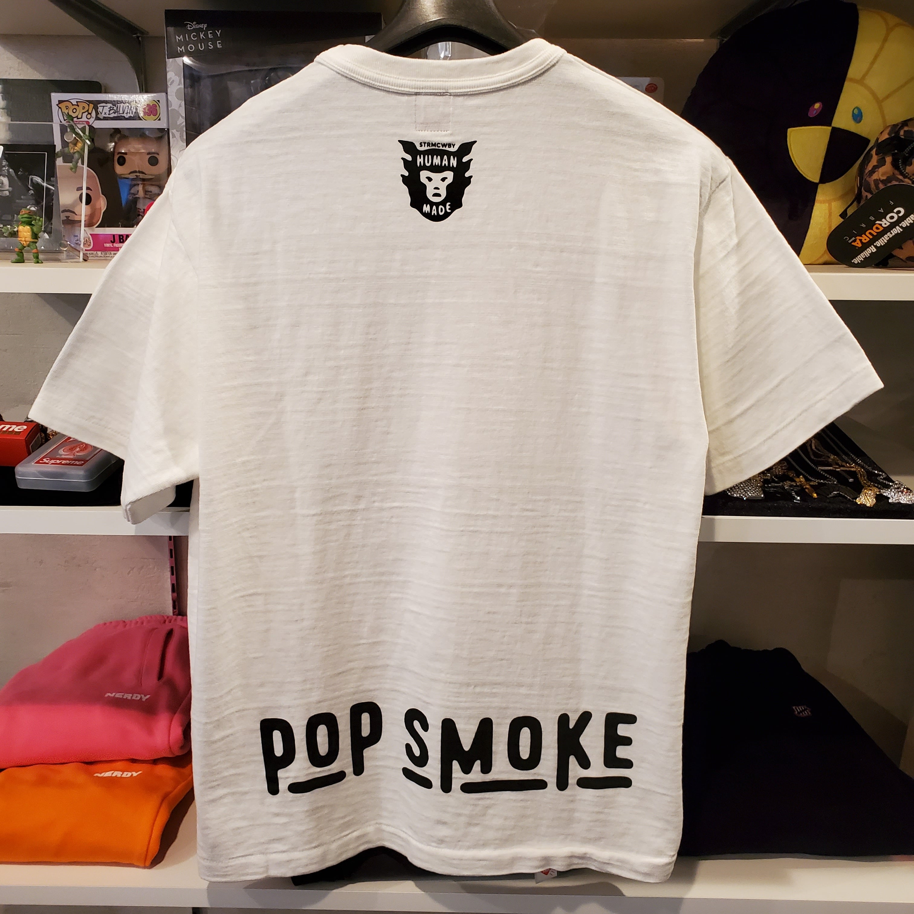 【XL】POP SMOKE T-SHIRT WHITE HUMAN MADE