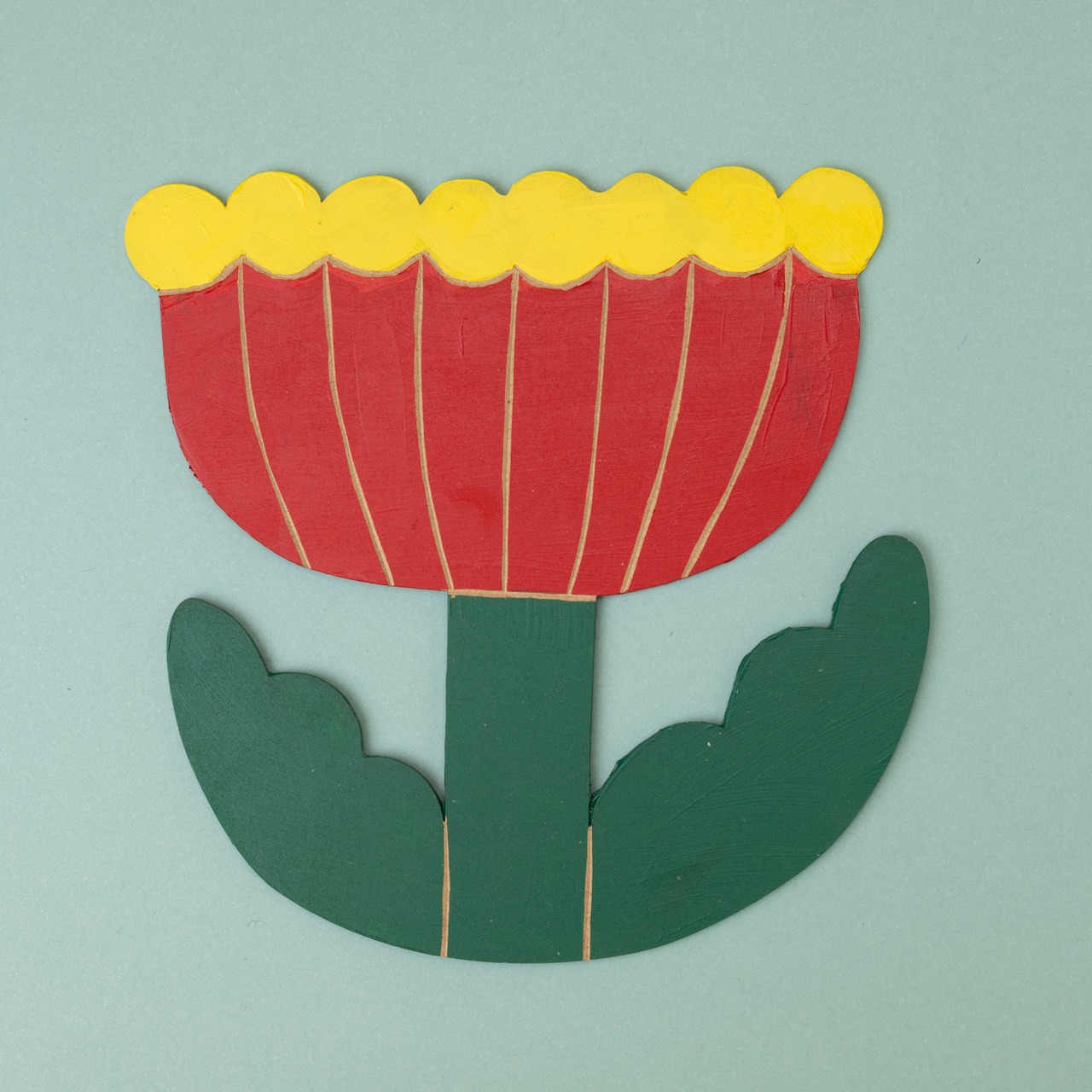 < あきやまりか > 木製パネル作品 - 24