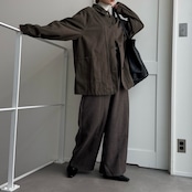 Big pocket cotton twill CPO JK/khaki