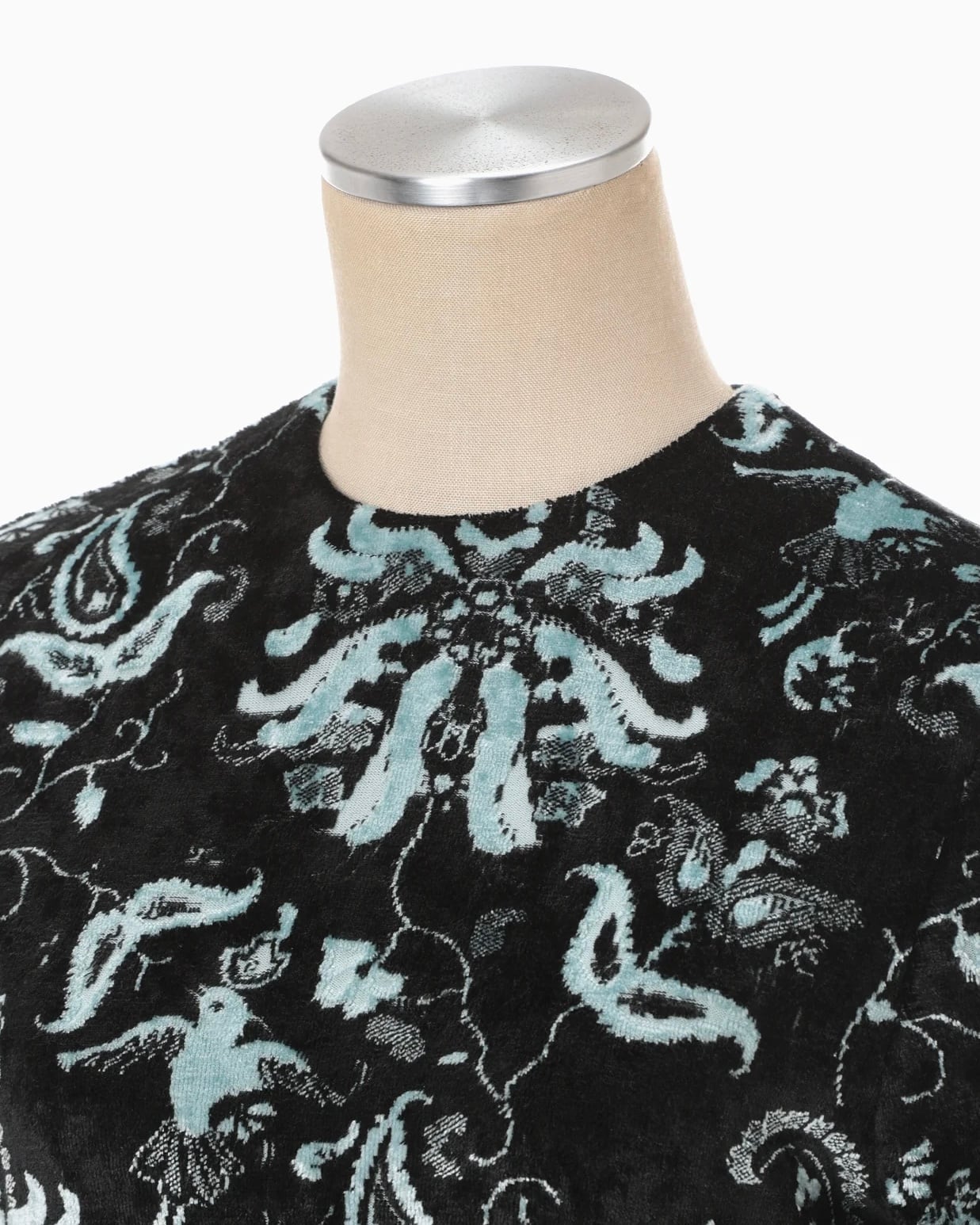 Mame Kurogouchi】Velour Jersey Top/black | TOLMA.