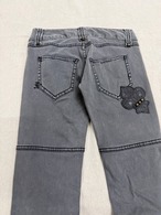 ''cook jeans'' switching skinny denim pants