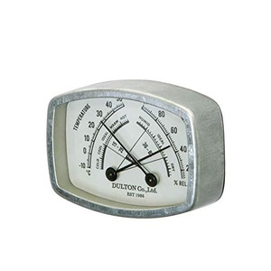 【人気】ダルトン(Dulton) 温湿度計 サーモハイグロメーター 高さ51×幅71×奥行22mm 長方形タイプ THERMO-HYGROMETER RECTANGLE K925-1284RC