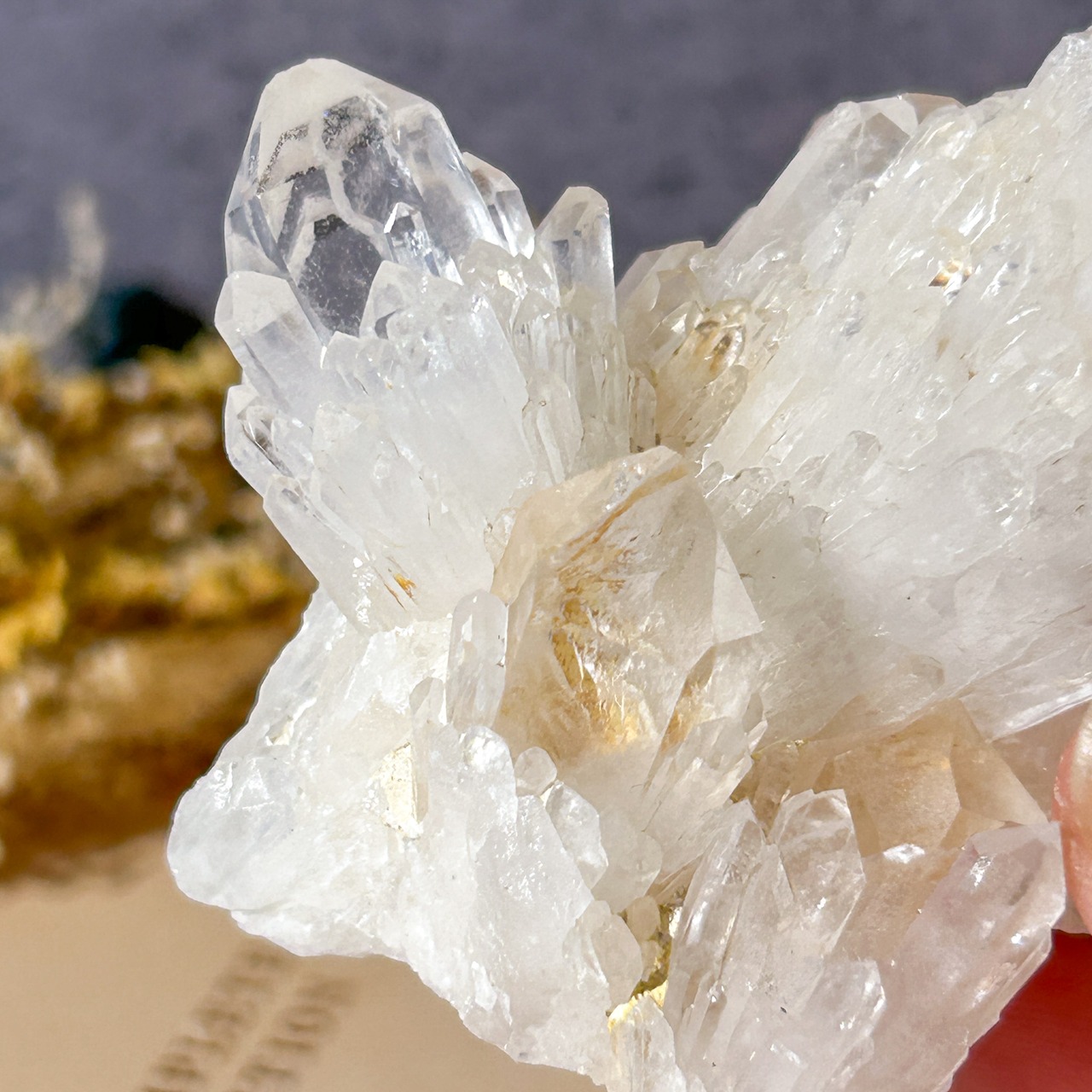 マダガスカル産 キャンドルクォーツ・パイナップルクォーツ クラスター