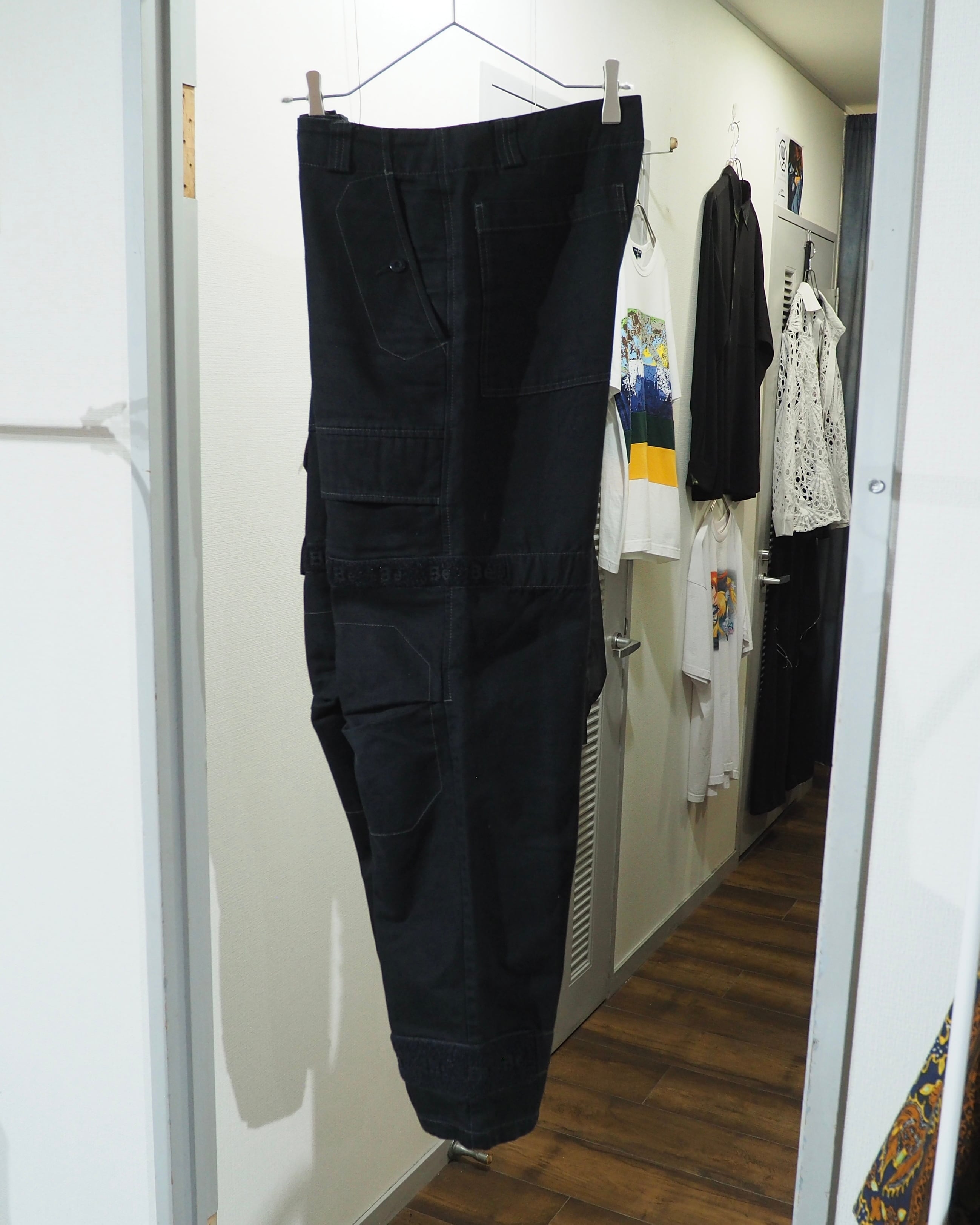 ” MARITHE + FRANCOIS GIRBAUD ” Black Shuttle Wide Cargo Pants