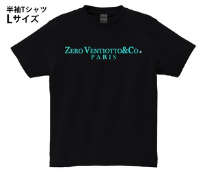 【ZERO VENTIOTTO＆Co】PARIS Logo Graphic Tee