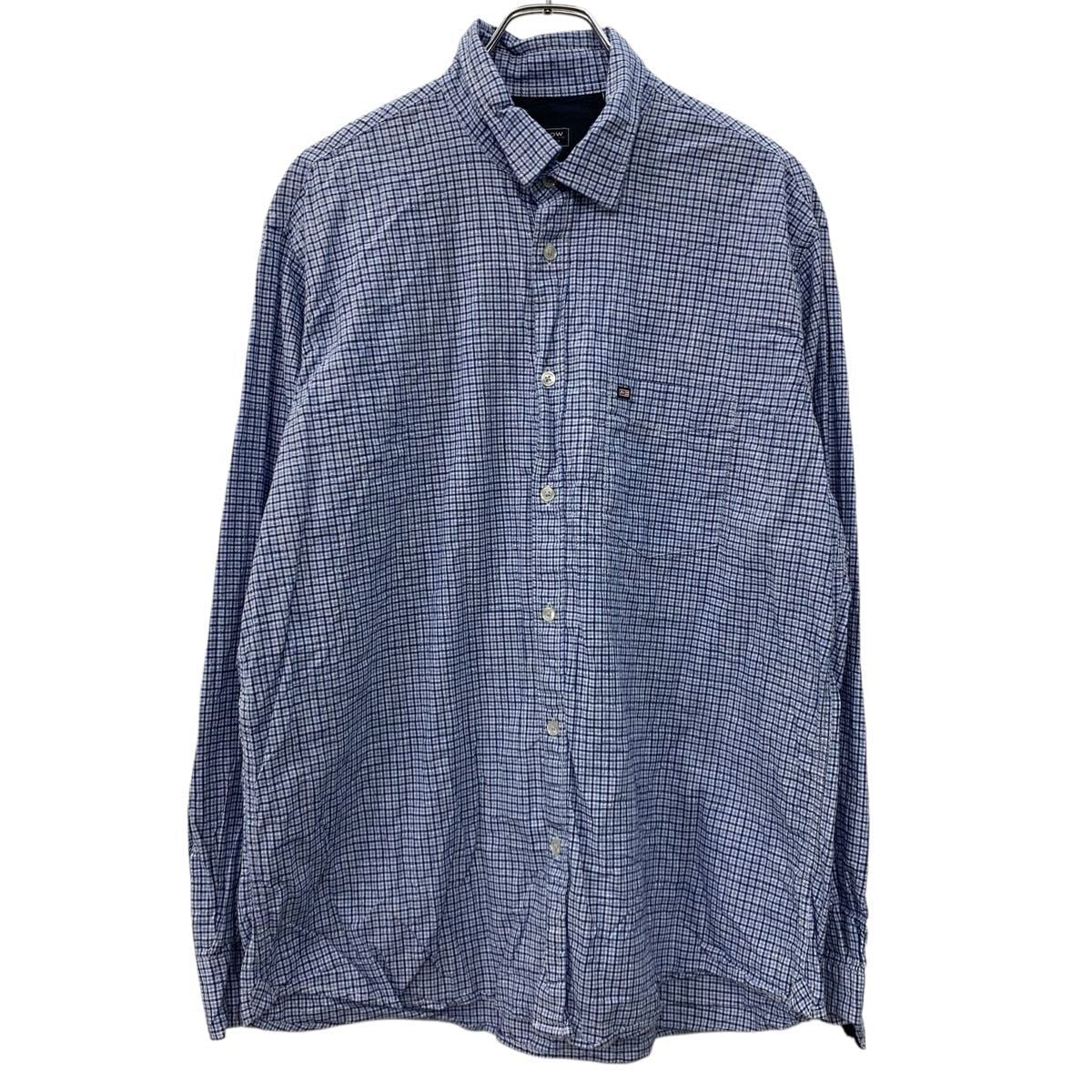 JIKOO] Blue Check Twilight Plaid Shirt | PAY ID