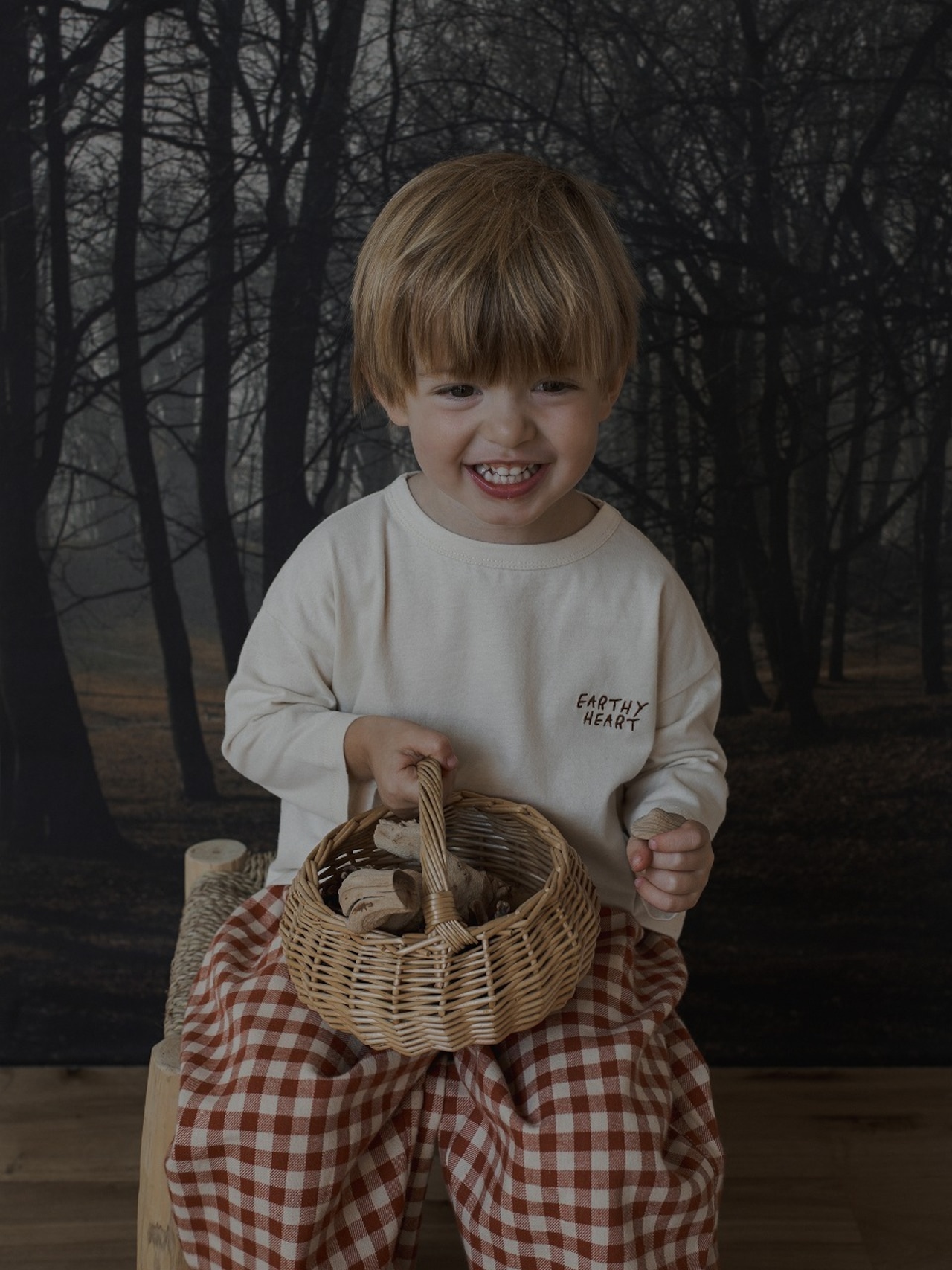 ORGANIC ZOO Earthy Heart Long Sleeve T-Shirt GOTS