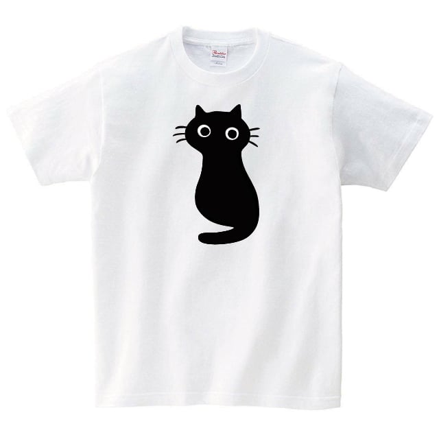 黒猫 Tシャツ ブランド メンズ レディース おしゃれ かわいい 白 夏 プレゼント 大きいサイズ 綿100% 160 S M L XL |  デザインTシャツ通販サイトのshortplate(ショートプレート) powered by BASE