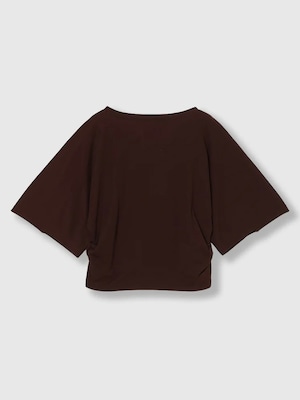 【26SS】THINGS THAT MATTER シングスザットマター /トップス / SIDE GATHERED CROPPED TEE